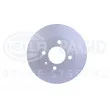 Jeu de 2 disques de frein avant HELLA 8DD 355 100-131 - Visuel 2