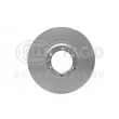 Jeu de 2 disques de frein avant HELLA 8DD 355 100-331 - Visuel 1