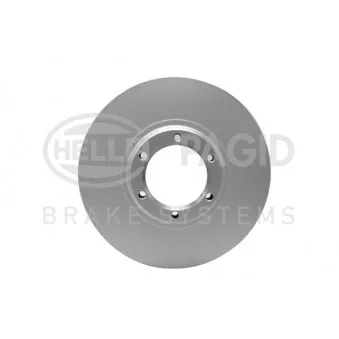 Jeu de 2 disques de frein avant HELLA 8DD 355 100-331