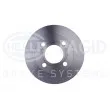 Jeu de 2 disques de frein arrière HELLA 8DD 355 100-601 - Visuel 2