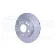 Jeu de 2 disques de frein avant HELLA 8DD 355 100-741 - Visuel 3