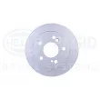 Jeu de 2 disques de frein arrière HELLA 8DD 355 100-961 - Visuel 2