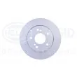 Jeu de 2 disques de frein arrière HELLA 8DD 355 101-011 - Visuel 2