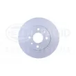 Jeu de 2 disques de frein arrière HELLA 8DD 355 101-101 - Visuel 2