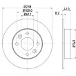 Jeu de 2 disques de frein avant HELLA 8DD 355 101-221 - Visuel 1
