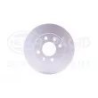 Jeu de 2 disques de frein avant HELLA 8DD 355 101-241 - Visuel 2
