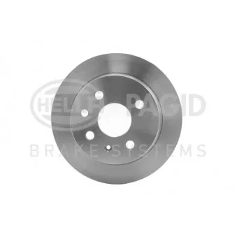 Jeu de 2 disques de frein arrière HELLA 8DD 355 102-731