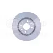 Jeu de 2 disques de frein avant HELLA 8DD 355 103-001 - Visuel 2