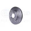 Jeu de 2 disques de frein avant HELLA 8DD 355 103-121 - Visuel 3