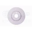 Jeu de 2 disques de frein avant HELLA 8DD 355 105-491 - Visuel 2