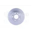 Jeu de 2 disques de frein arrière HELLA 8DD 355 105-511 - Visuel 2