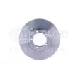 Jeu de 2 disques de frein avant HELLA 8DD 355 105-631 - Visuel 2