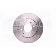Jeu de 2 disques de frein avant HELLA 8DD 355 105-861 - Visuel 2