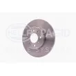 Jeu de 2 disques de frein avant HELLA 8DD 355 105-861 - Visuel 3