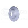 Jeu de 2 disques de frein arrière HELLA 8DD 355 105-951 - Visuel 3
