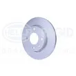 Jeu de 2 disques de frein avant HELLA 8DD 355 106-191 - Visuel 3