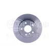 Jeu de 2 disques de frein avant HELLA 8DD 355 106-271 - Visuel 2