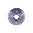 Jeu de 2 disques de frein avant HELLA 8DD 355 106-361 - Visuel 2
