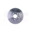 Jeu de 2 disques de frein arrière HELLA 8DD 355 106-371 - Visuel 2