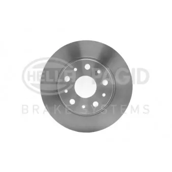 Jeu de 2 disques de frein arrière HELLA 8DD 355 106-381