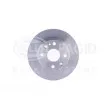 Jeu de 2 disques de frein arrière HELLA 8DD 355 106-471 - Visuel 2