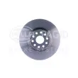 Jeu de 2 disques de frein avant HELLA 8DD 355 106-581 - Visuel 2