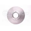 Jeu de 2 disques de frein avant HELLA 8DD 355 106-611 - Visuel 2