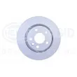 Jeu de 2 disques de frein arrière HELLA 8DD 355 106-661 - Visuel 2