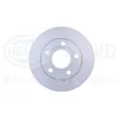 Jeu de 2 disques de frein arrière HELLA 8DD 355 107-351 - Visuel 2