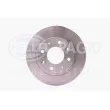 Jeu de 2 disques de frein arrière HELLA 8DD 355 107-371 - Visuel 2