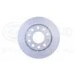 Jeu de 2 disques de frein arrière HELLA 8DD 355 107-561 - Visuel 2