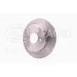 Jeu de 2 disques de frein arrière HELLA 8DD 355 107-901 - Visuel 3