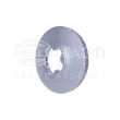 Jeu de 2 disques de frein avant HELLA 8DD 355 108-121 - Visuel 3