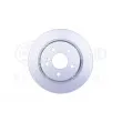 Jeu de 2 disques de frein arrière HELLA 8DD 355 108-861 - Visuel 2