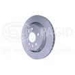 Jeu de 2 disques de frein arrière HELLA 8DD 355 109-191 - Visuel 3