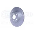 Jeu de 2 disques de frein arrière HELLA 8DD 355 109-211 - Visuel 3