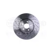 Jeu de 2 disques de frein avant HELLA 8DD 355 110-181 - Visuel 2