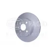 Jeu de 2 disques de frein arrière HELLA 8DD 355 110-271 - Visuel 3