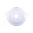 Jeu de 2 disques de frein arrière HELLA 8DD 355 110-511 - Visuel 2