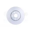 Jeu de 2 disques de frein avant HELLA 8DD 355 110-531 - Visuel 2