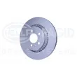 Jeu de 2 disques de frein arrière HELLA 8DD 355 110-611 - Visuel 3