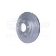 Jeu de 2 disques de frein avant HELLA 8DD 355 110-881 - Visuel 3