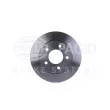 Jeu de 2 disques de frein arrière HELLA 8DD 355 110-901 - Visuel 2