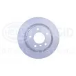 Jeu de 2 disques de frein arrière HELLA 8DD 355 111-281 - Visuel 2