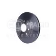 Jeu de 2 disques de frein avant HELLA 8DD 355 111-341 - Visuel 3