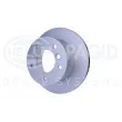 Jeu de 2 disques de frein arrière HELLA 8DD 355 111-901 - Visuel 3