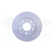Jeu de 2 disques de frein avant HELLA 8DD 355 111-921 - Visuel 2