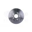 Jeu de 2 disques de frein avant HELLA 8DD 355 111-971 - Visuel 2