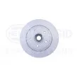 Jeu de 2 disques de frein arrière HELLA 8DD 355 112-361 - Visuel 2