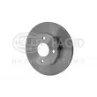 Jeu de 2 disques de frein avant HELLA 8DD 355 112-431 - Visuel 3